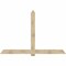 Ekena Millwork Eugene Rough Sawn Timber Gable Bracket, Douglas Fir, 96"W x 64"H x 6"D x 6"F, 16/12 Pitch GBW096X64X0606EUG00RDF - alternate 1
